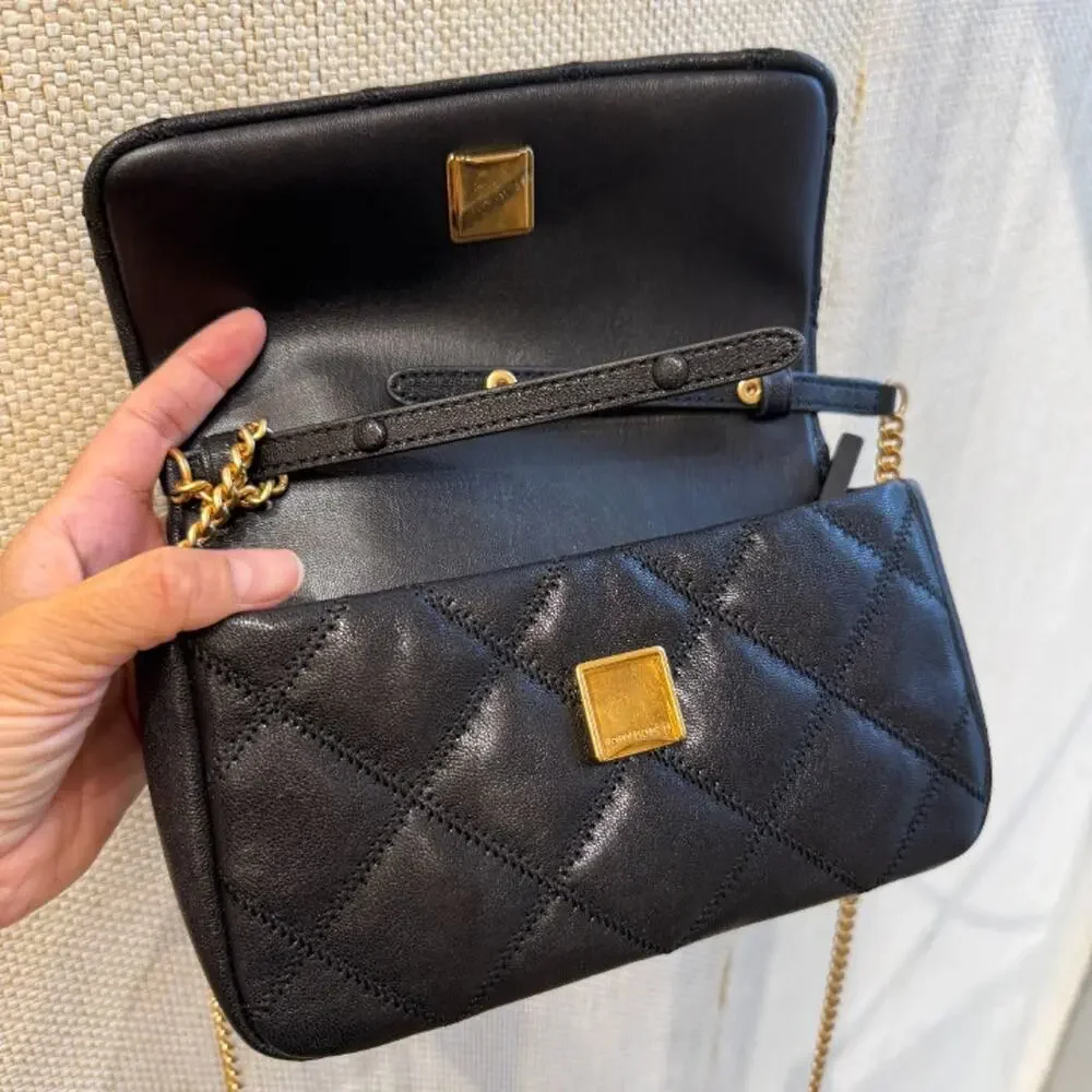 Best Price‼️TORY BURCH WILLA MINI TOP HANDLE BAG 167621 Black $528